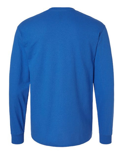 Unisex Heavy Cotton™ Long Sleeve T-Shirt - Royal Back