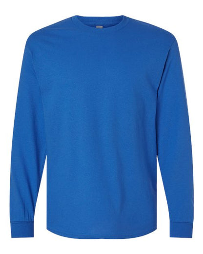 Unisex Heavy Cotton™ Long Sleeve T-Shirt - Royal Front