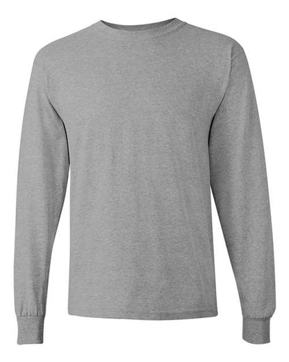 Unisex Heavy Cotton™ Long Sleeve T-Shirt - Sport Grey Front