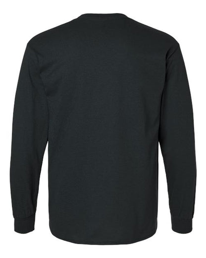 Unisex Ultra Cotton® Long Sleeve T-Shirt - Black Back