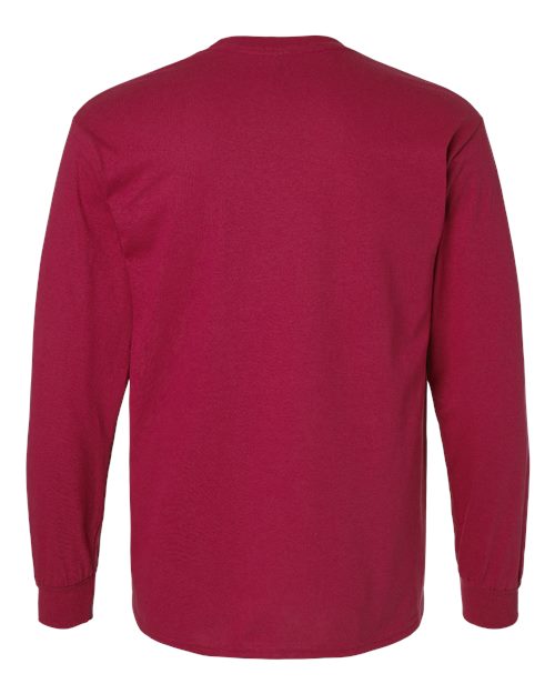 Unisex Ultra Cotton® Long Sleeve T-Shirt - Cardinal Red Back