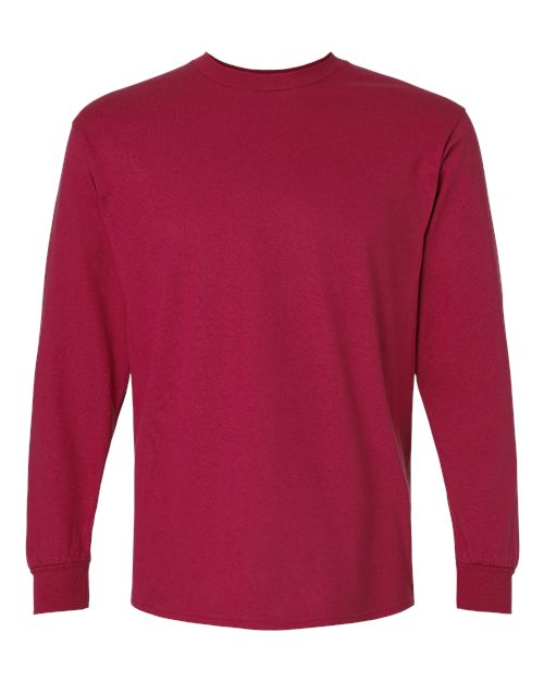 Unisex Ultra Cotton® Long Sleeve T-Shirt - Cardinal Red Front