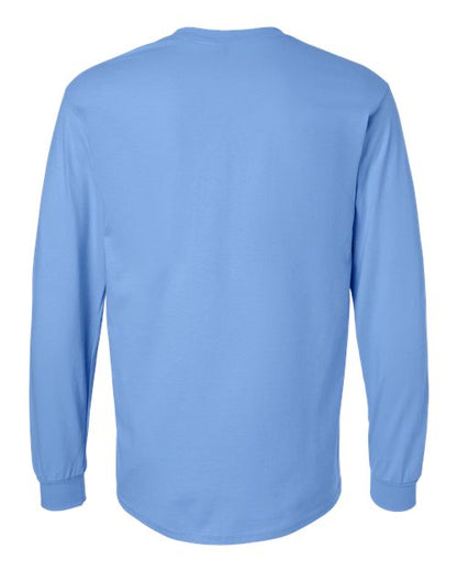 Unisex Ultra Cotton® Long Sleeve T-Shirt - Carolina Blue Back