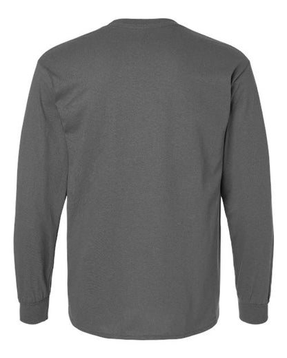 Unisex Ultra Cotton® Long Sleeve T-Shirt - Charcoal Back