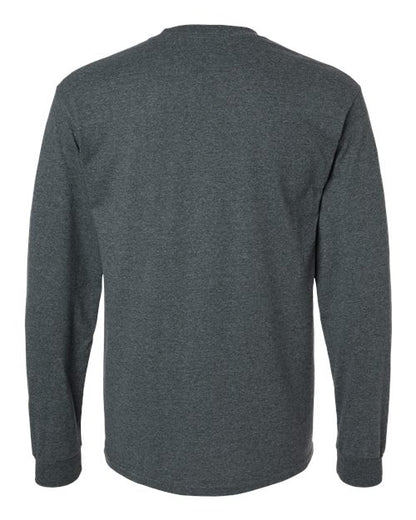 Unisex Ultra Cotton® Long Sleeve T-Shirt - Dark Heather Back