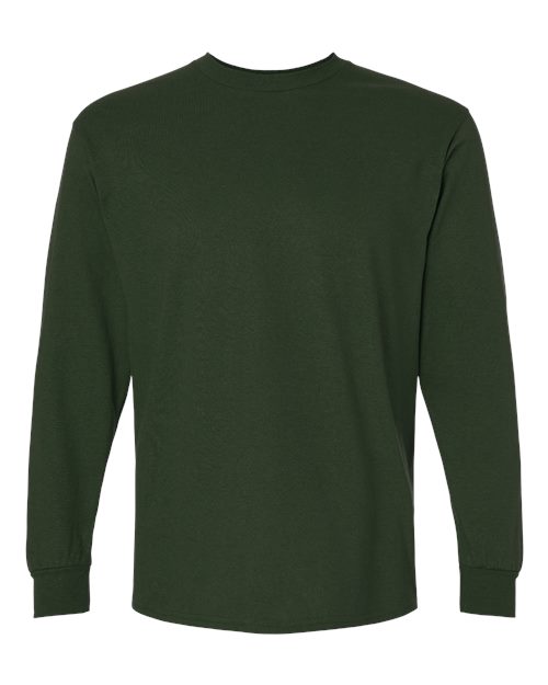 Unisex Ultra Cotton® Long Sleeve T-Shirt - Forest Green Front