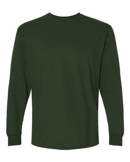 Unisex Ultra Cotton® Long Sleeve T-Shirt - Forest Green Front