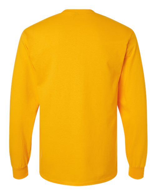 Unisex Ultra Cotton® Long Sleeve T-Shirt - Gold Back