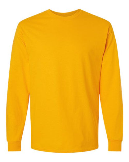 Unisex Ultra Cotton® Long Sleeve T-Shirt - Gold Front