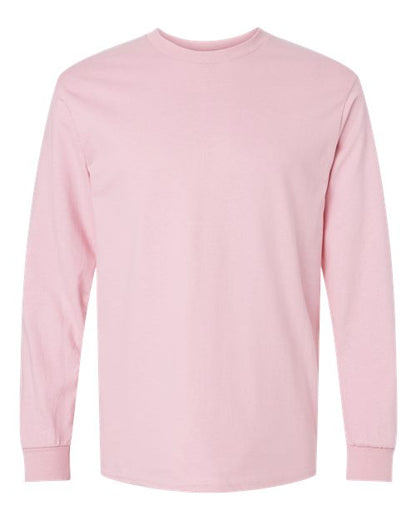 Unisex Ultra Cotton® Long Sleeve T-Shirt - Light Pink Front