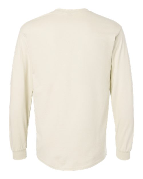 Unisex Ultra Cotton® Long Sleeve T-Shirt - Natural Back