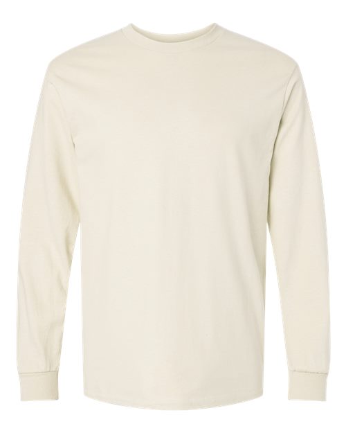 Unisex Ultra Cotton® Long Sleeve T-Shirt - Natural Front