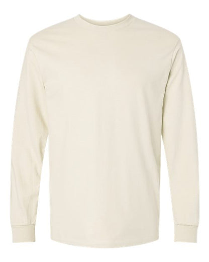 Unisex Ultra Cotton® Long Sleeve T-Shirt - Natural Front