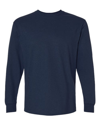 Unisex Ultra Cotton® Long Sleeve T-Shirt - Navy Front