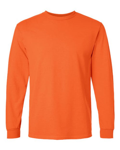Unisex Ultra Cotton® Long Sleeve T-Shirt - Orange Front
