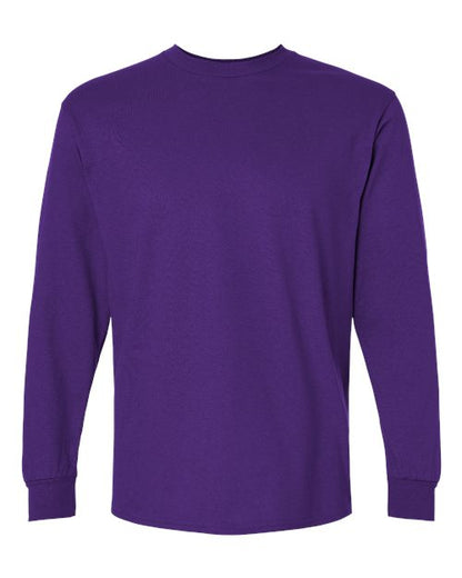 Unisex Ultra Cotton® Long Sleeve T-Shirt - Purple Front