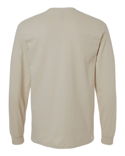 Unisex Ultra Cotton® Long Sleeve T-Shirt - Sand Back