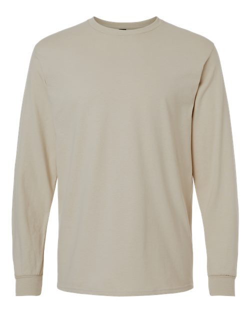 Unisex Ultra Cotton® Long Sleeve T-Shirt - Sand Front