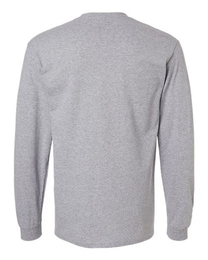 Unisex Ultra Cotton® Long Sleeve T-Shirt - Sport Grey Back