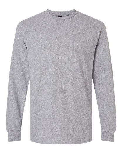 Unisex Ultra Cotton® Long Sleeve T-Shirt - Sport Grey Front