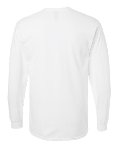 Unisex Ultra Cotton® Long Sleeve T-Shirt - White Back