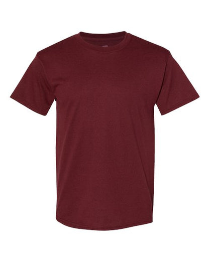 Hanes Unisex EcoSmart® T-Shirt - Maroon Front