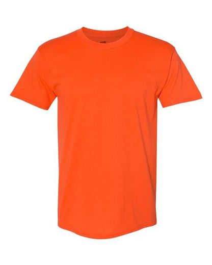 Hanes Unisex EcoSmart® T-Shirt - Orange Front