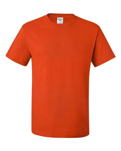 JERZEES Unisex Dri-Power® 50/50 T-Shirt - Burnt Orange Front