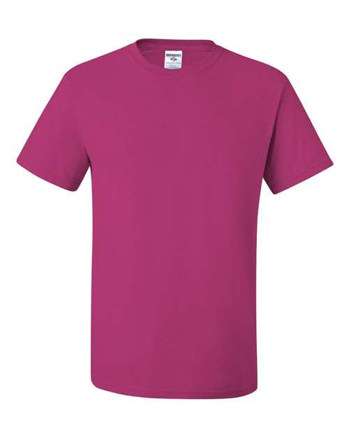 JERZEES Unisex Dri-Power® 50/50 T-Shirt - Cyber Pink Front