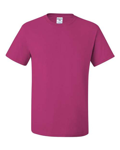 JERZEES Unisex Dri-Power® 50/50 T-Shirt - Cyber Pink Front