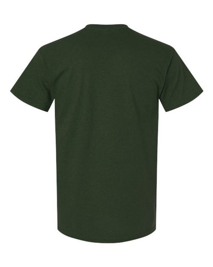 Unisex Ultra Cotton® Pocket T-Shirt - Forest Green Back