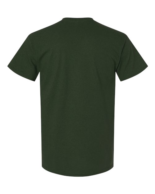 Unisex Ultra Cotton® Pocket T-Shirt - Forest Green Back