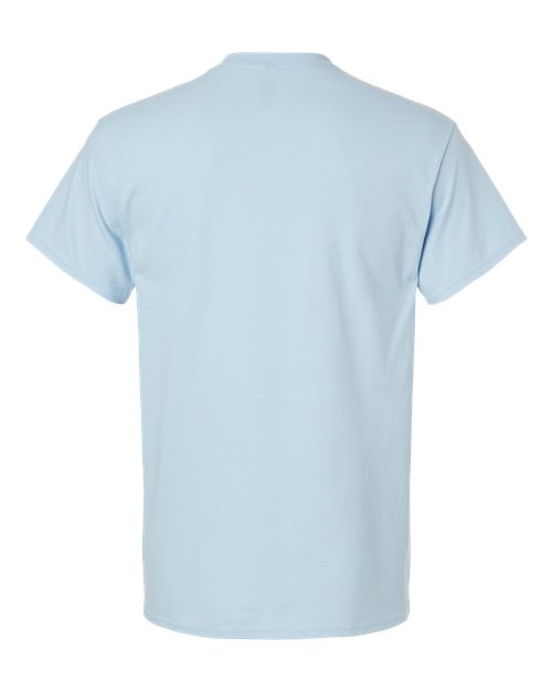 Unisex Ultra Cotton® Pocket T-Shirt - Light Blue Back