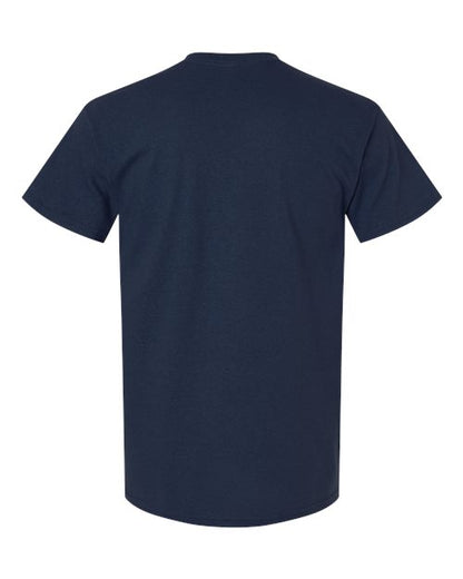 Unisex Ultra Cotton® Pocket T-Shirt - Navy Back
