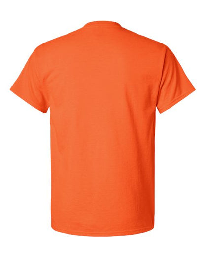 Unisex Ultra Cotton® Pocket T-Shirt - Orange Back
