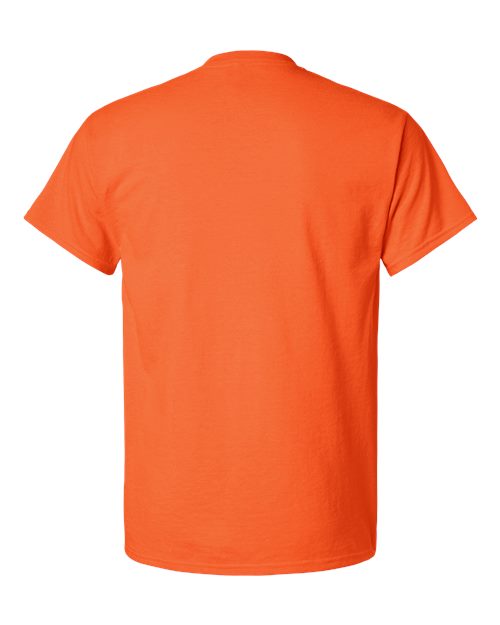 Unisex Ultra Cotton® Pocket T-Shirt - Orange Back