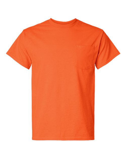 Unisex Ultra Cotton® Pocket T-Shirt - Orange Front