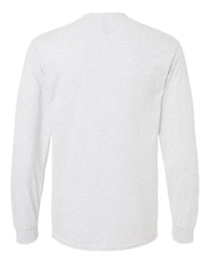 Unisex DryBlend® 50/50 Long Sleeve T-Shirt - Ash Back