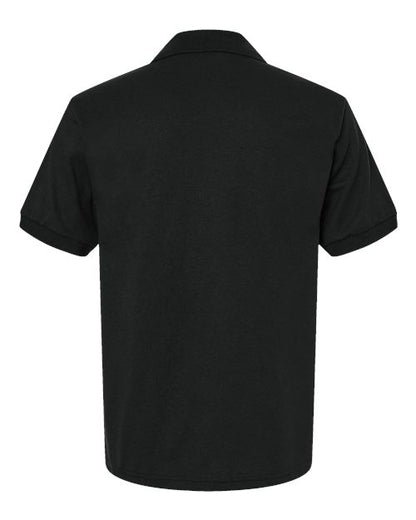 Unisex DryBlend® Polo - Black Back