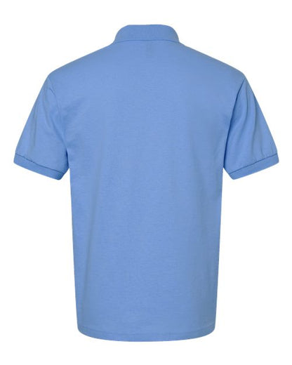 Unisex DryBlend® Polo - Carolina Blue Back