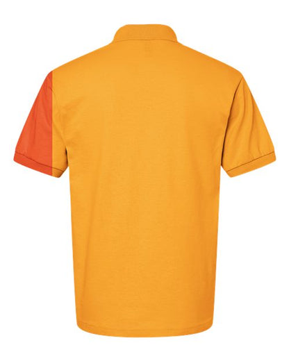 Unisex DryBlend® Polo - Gold Back