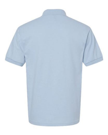 Unisex DryBlend® Polo - Light Blue Back