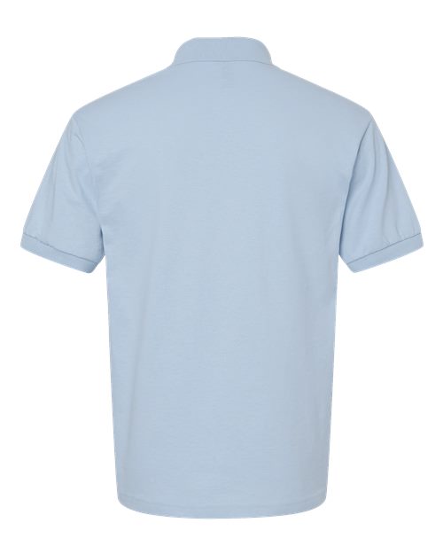 Unisex DryBlend® Polo - Light Blue Back