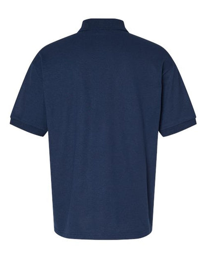 Unisex DryBlend® Polo - Navy Back