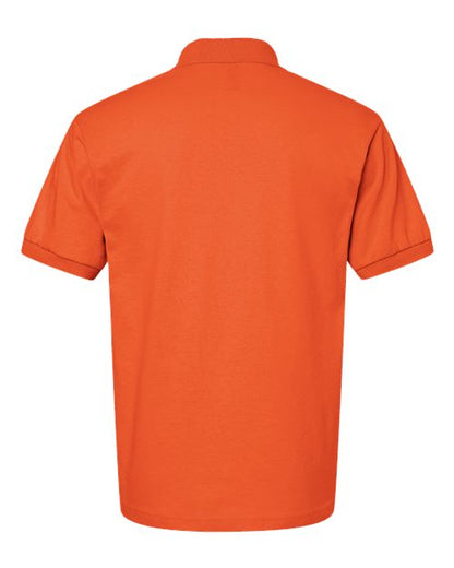 Unisex DryBlend® Polo - Orange Back
