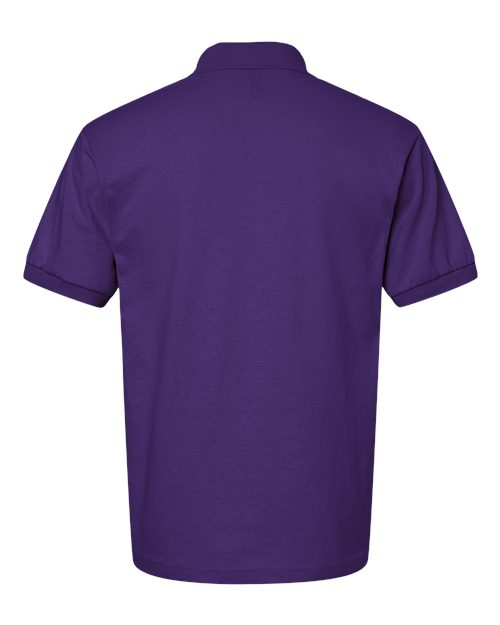 Unisex DryBlend® Polo - Purple Back