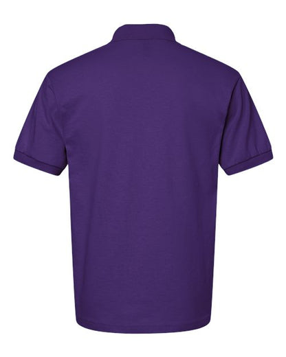 Unisex DryBlend® Polo - Purple Back