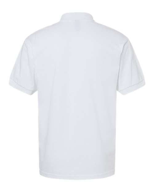 Unisex DryBlend® Polo - White Back