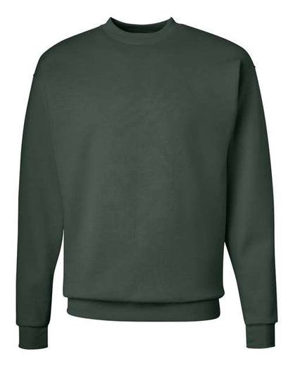 Hanes Unisex EcoSmart® Crewneck Sweatshirt - Deep Forest Front