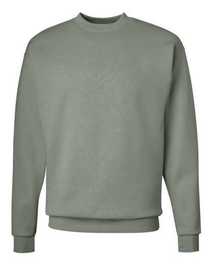 Hanes Unisex EcoSmart® Crewneck Sweatshirt - Stonewashed Green Front
